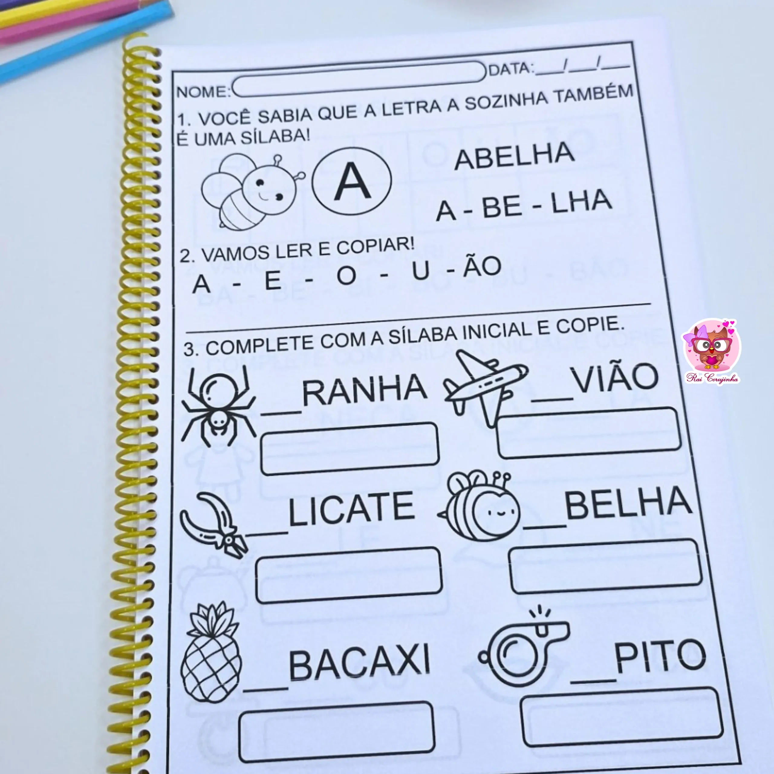 CARTILHA FAMÍLIA SÍLABICA SIMPLES 4 CARTILHA FAMÍLIA SÍLABICA SIMPLES