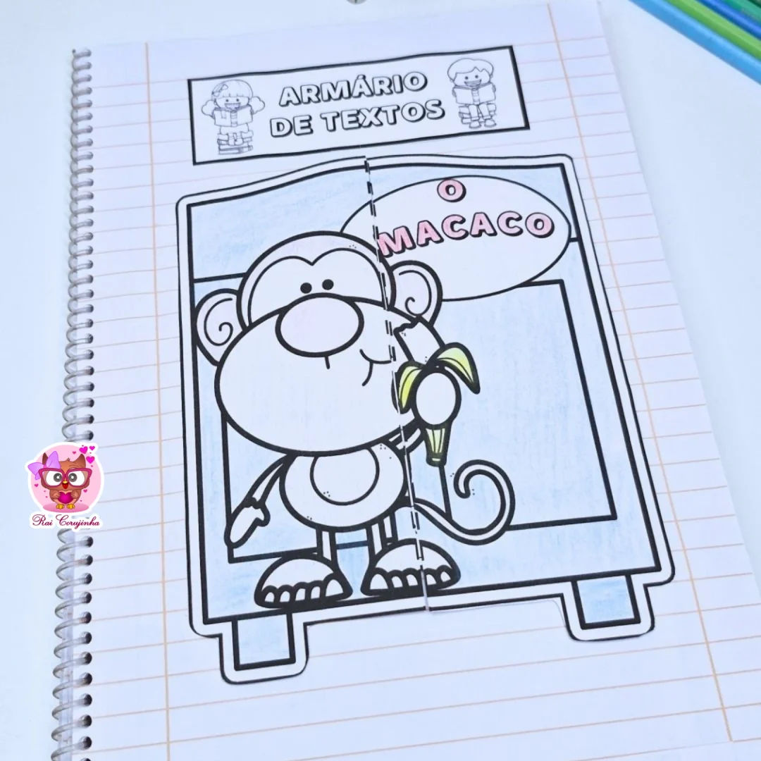 Rai Corujinha Recursos 19 ATIVIDADES DE LEITURA E INTERPRETAÇÃO ARMÁRIO DE TEXTOS