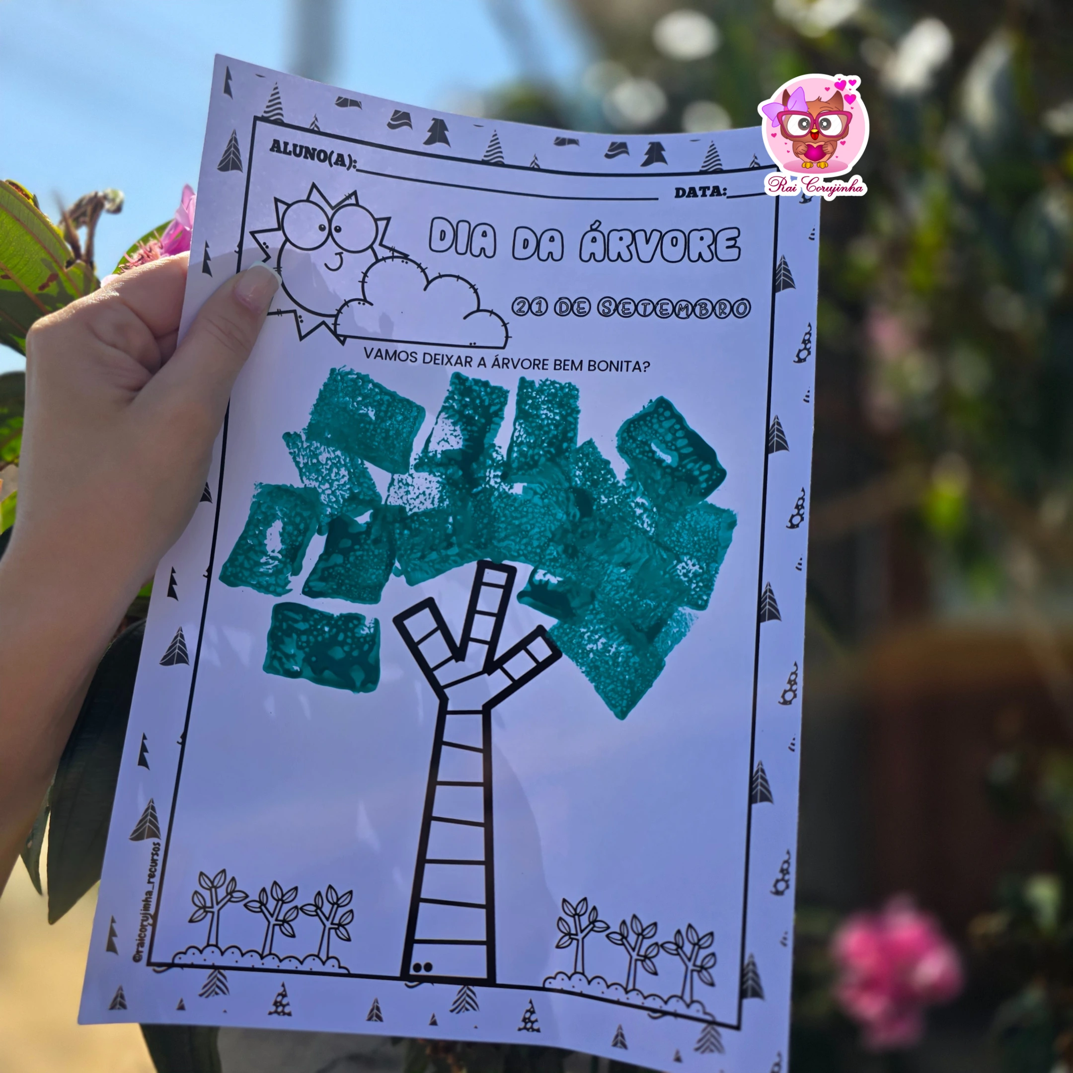 ATIVIDADE DIA DA ÁRVORE 3 ATIVIDADE DIA DA ÁRVORE