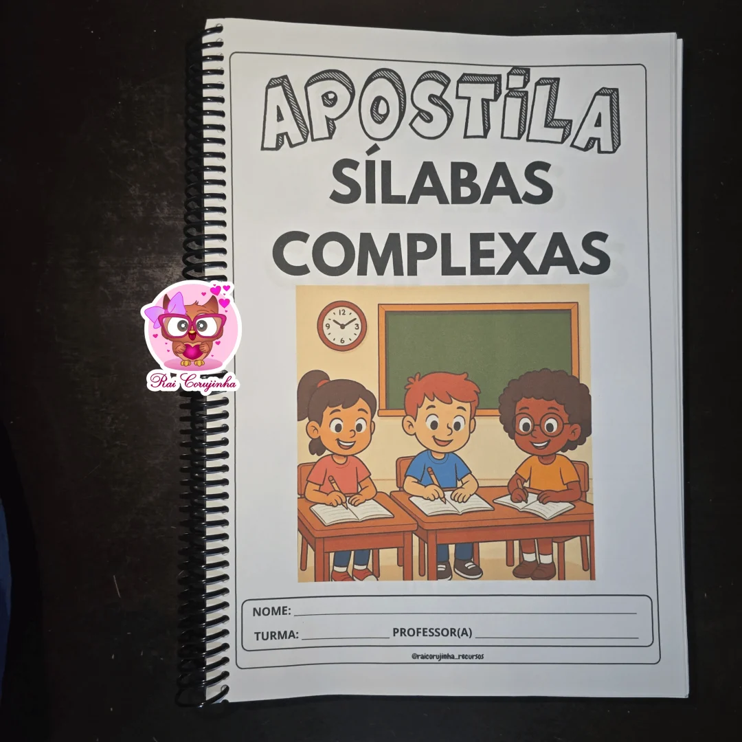 APOSTILA SÍLABAS COMPLEXAS