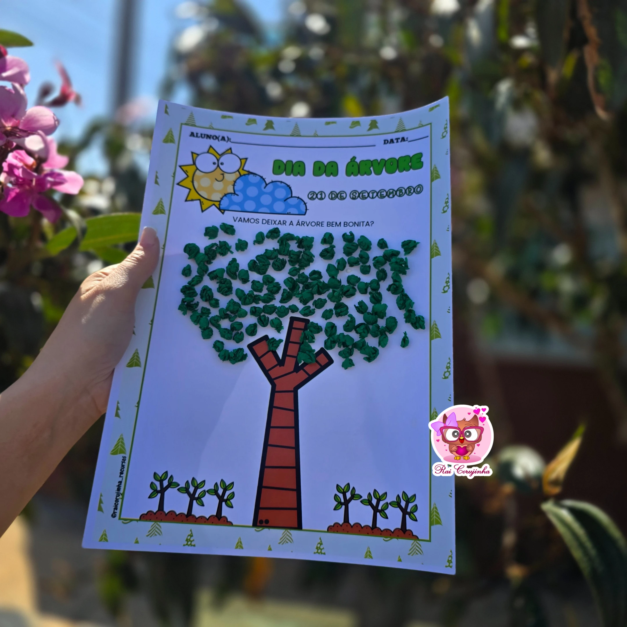 ATIVIDADE DIA DA ÁRVORE 4 ATIVIDADE DIA DA ÁRVORE