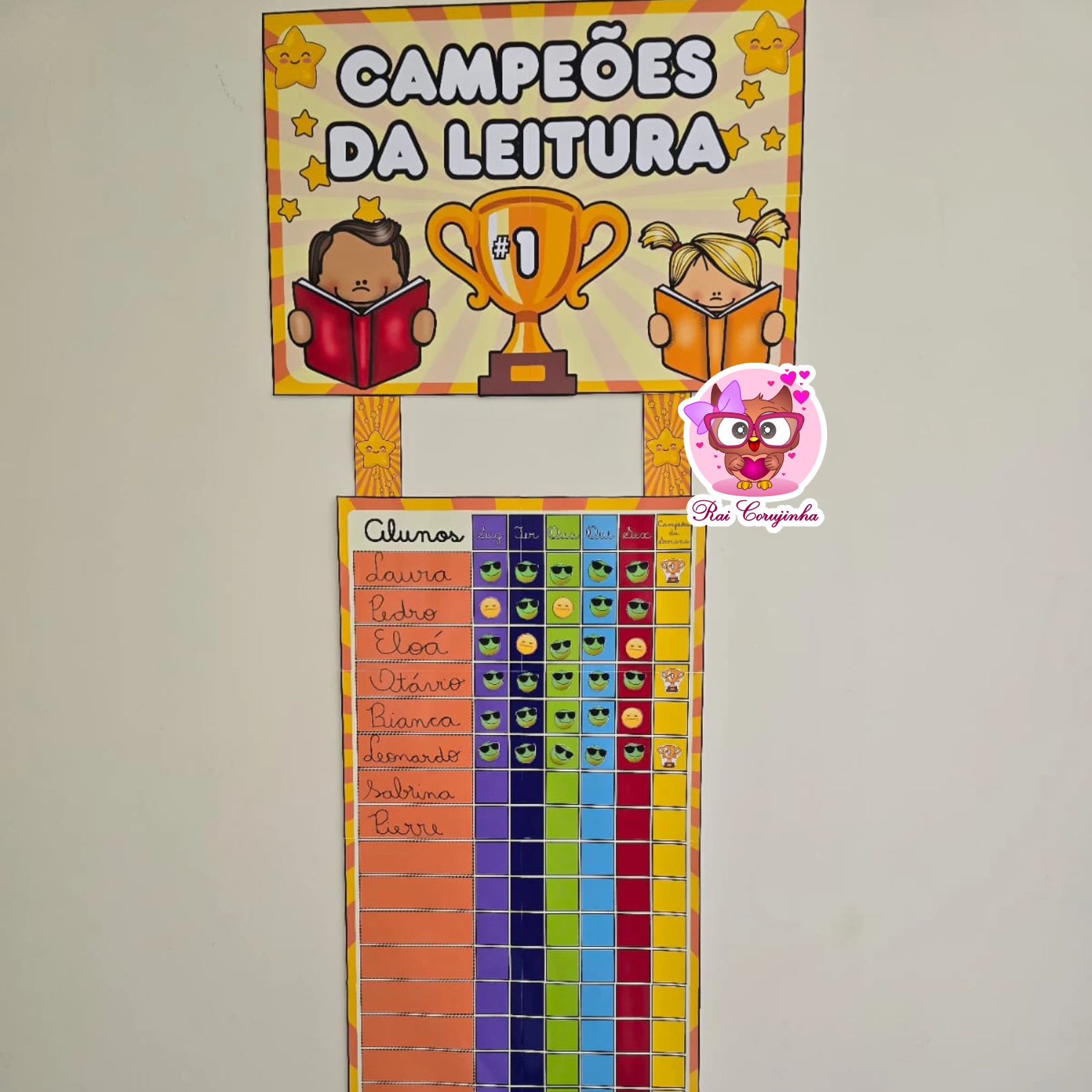 PAINEL CAMPEÕES DA LEITURA 1 PAINEL CAMPEÕES DA LEITURA