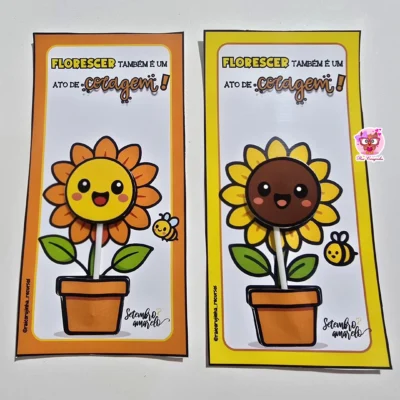 CARTÃO SETEMBRO AMARELO FLORESCER