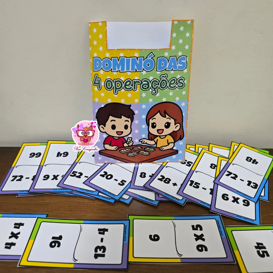 Rai Corujinha Recursos 5 DOMINÓ 4 OPERAÇÕES