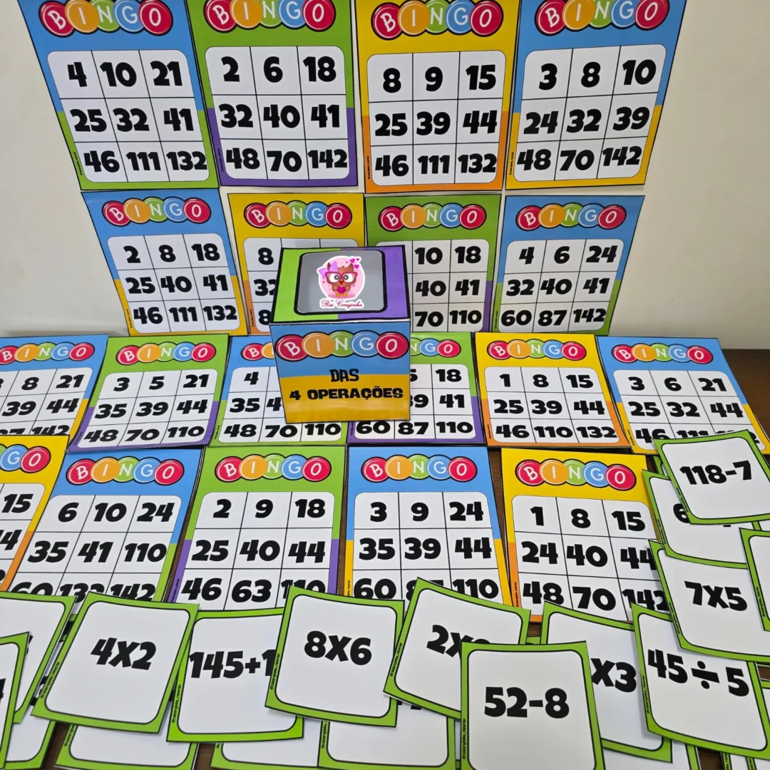 Rai Corujinha Recursos 6 BINGO DAS 4 OPERAÇÕES