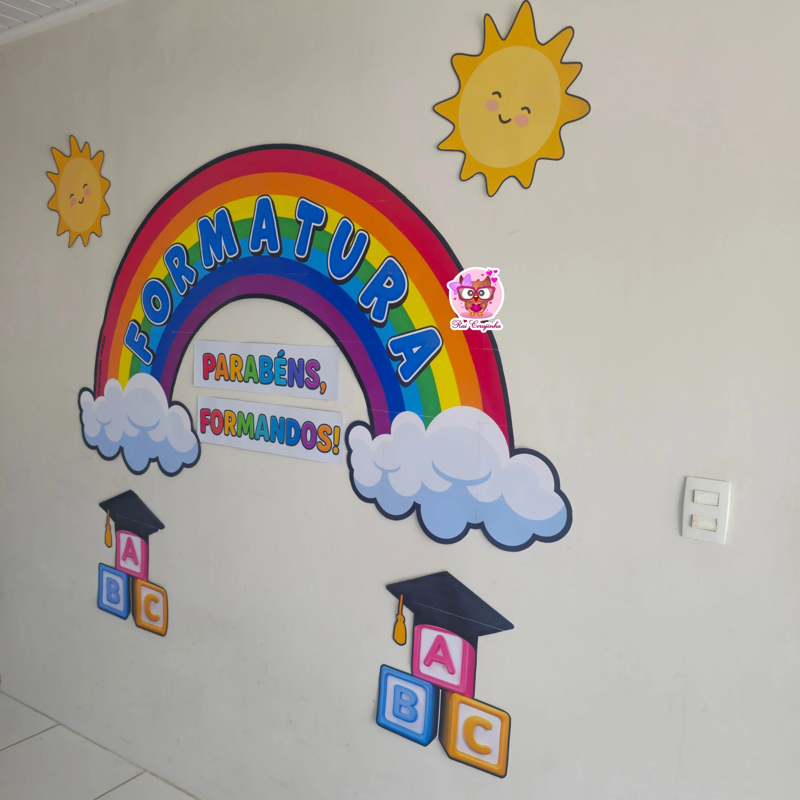 PAINEL DE FORMATURA ARCO-IRIS 2 PAINEL DE FORMATURA ARCO-IRIS