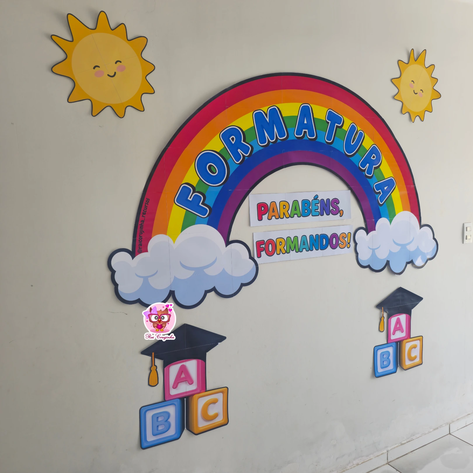 PAINEL DE FORMATURA ARCO-IRIS 5 PAINEL DE FORMATURA ARCO-IRIS