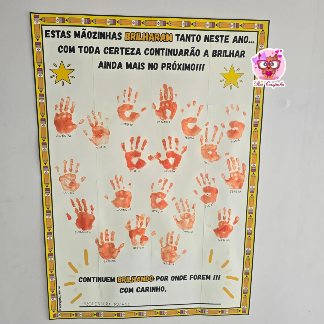 PAINEL COLETIVO MÃOZINHAS QUE BRILHARAM