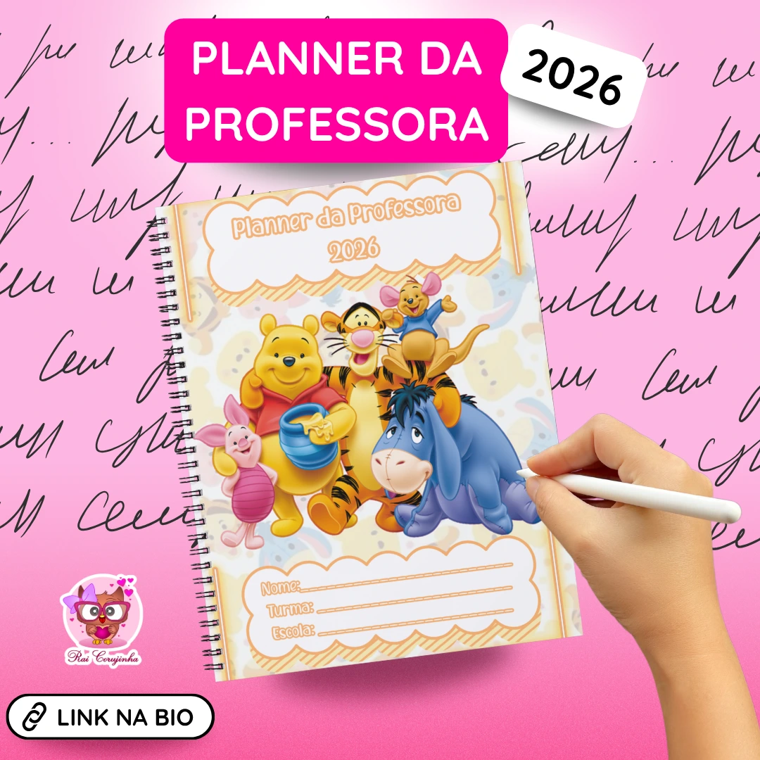 PLANNER POOH E SEUS AMIGOS