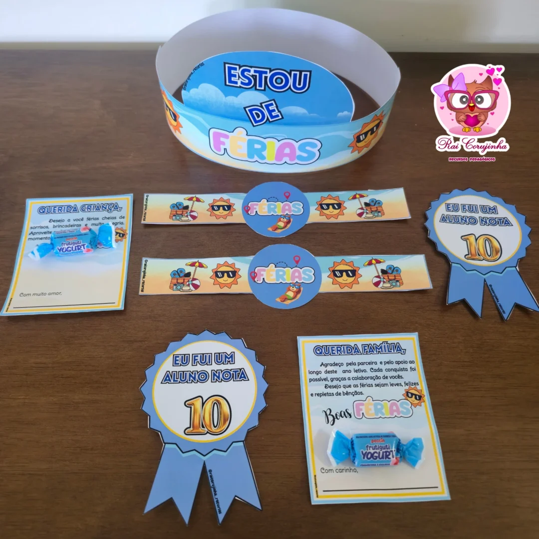 KIT LEMBRANCINHAS BOAS FÉRIAS