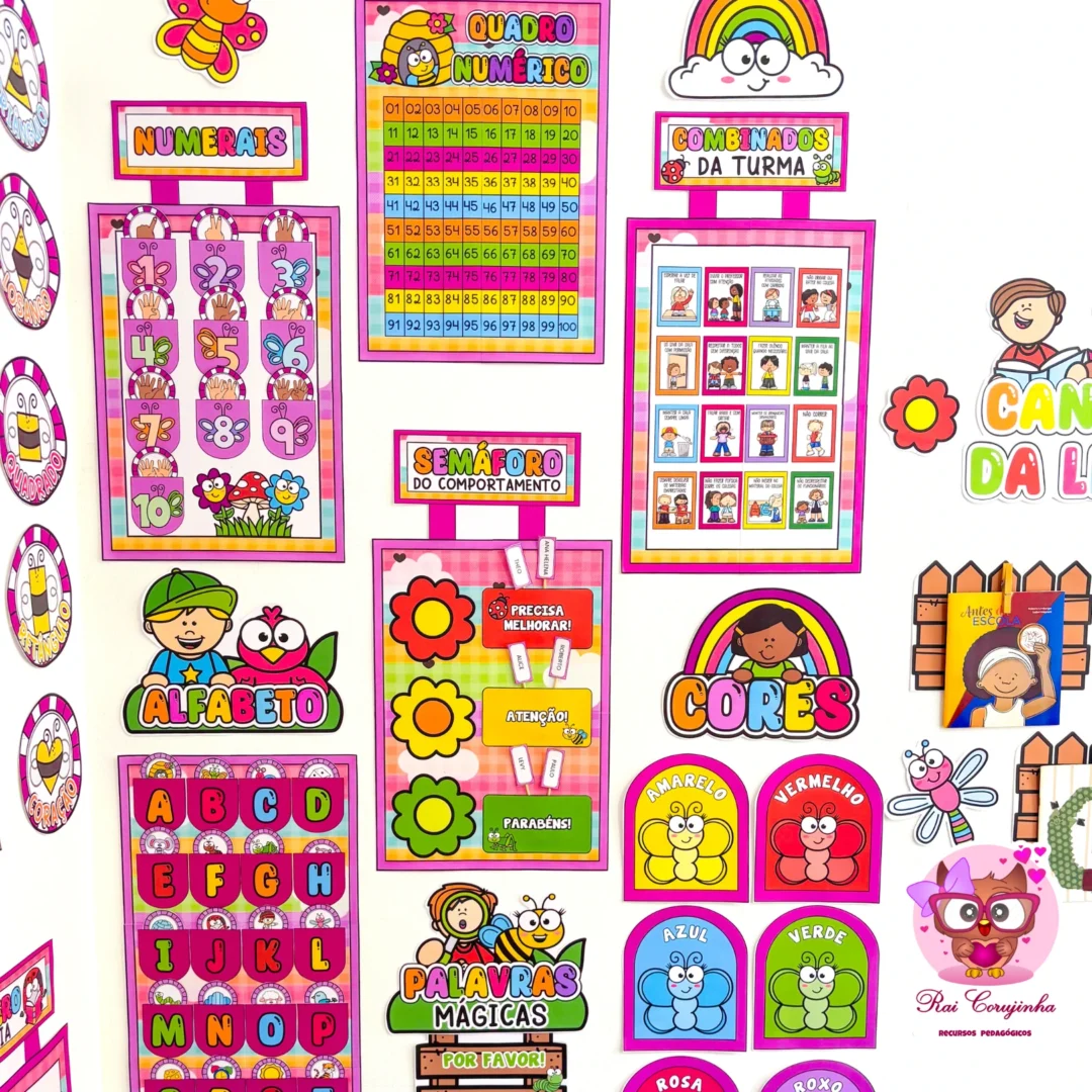 KIT SALA JARDIM ENCANTADO