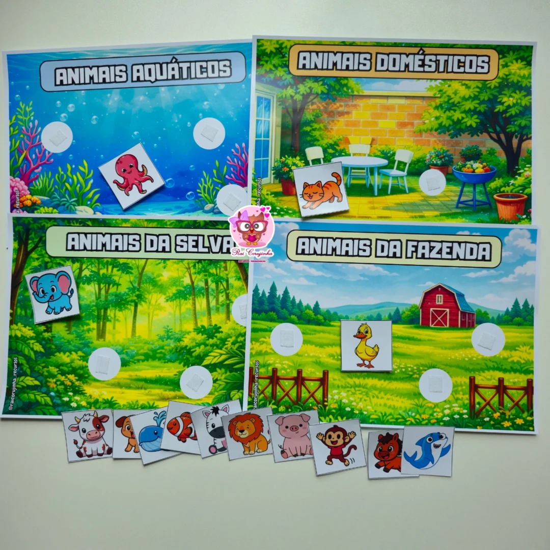 CLASSIFICANDO OS HABITATS DOS ANIMAIS