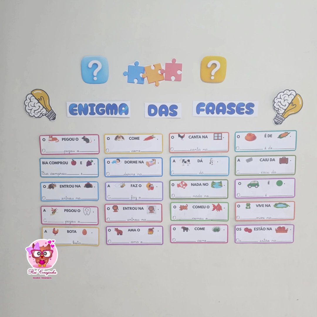 ENIGMA DAS FRASES 6 ENIGMA DAS FRASES