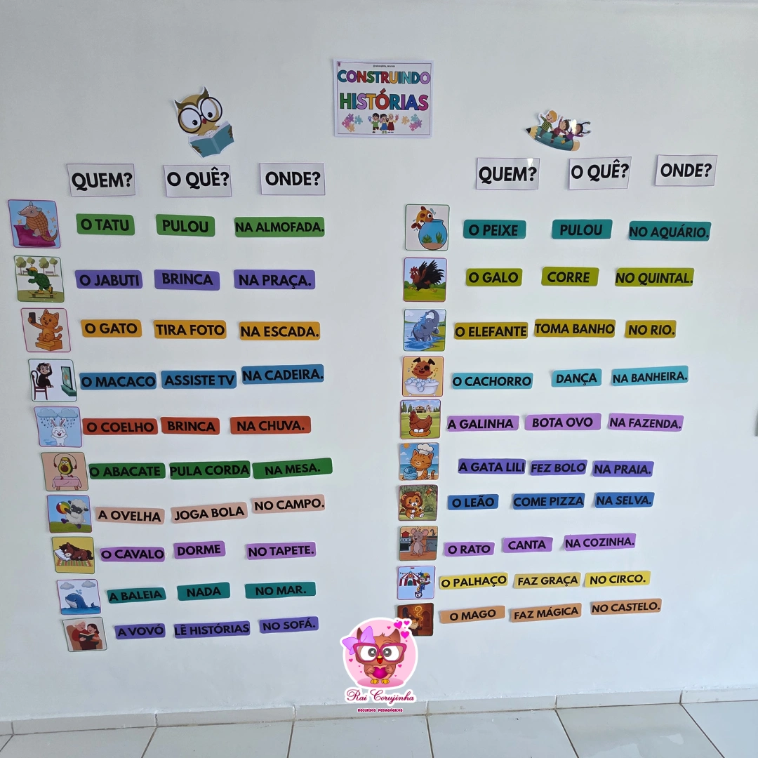 Rai Corujinha Recursos 6 CONSTRUINDO HISTÓRIAS