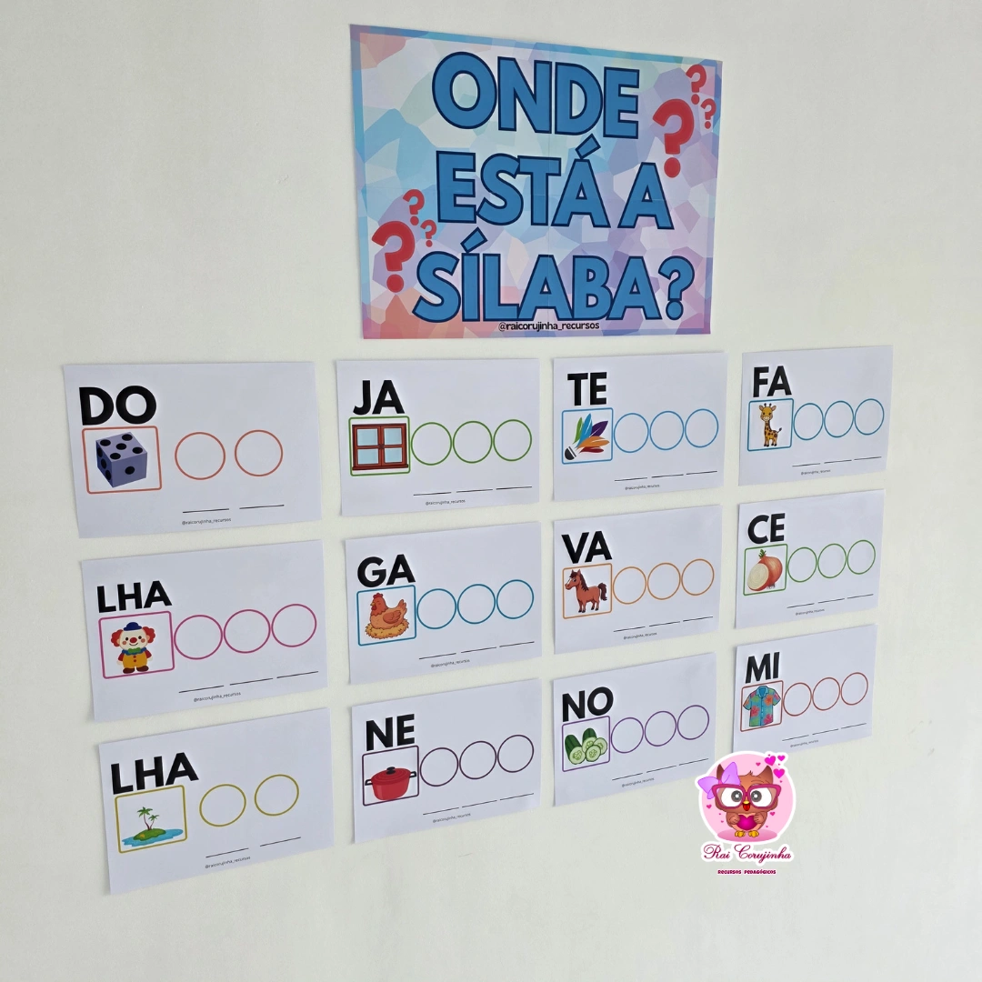 ONDE ESTÁ A SÍLABA? 4 ONDE ESTÁ A SÍLABA?