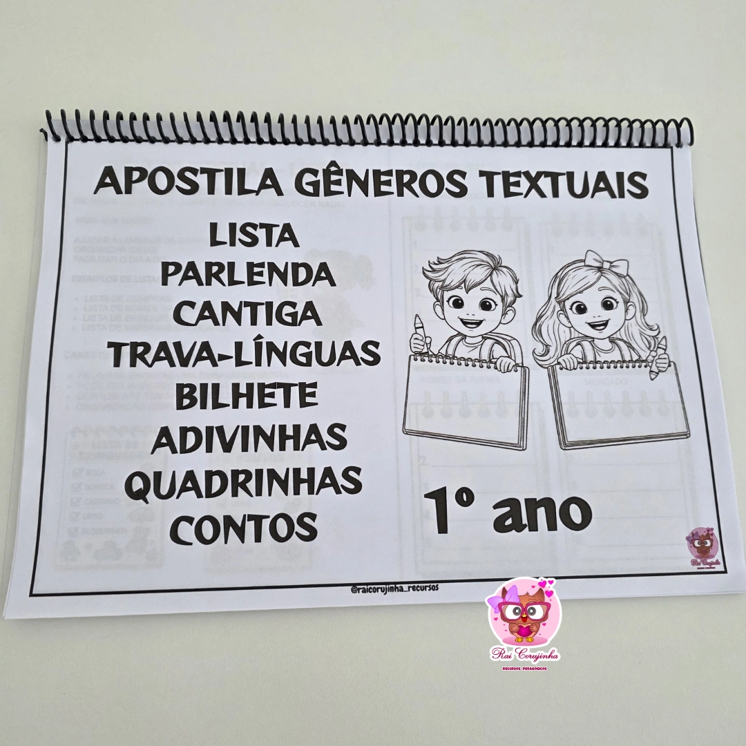 APOSTILA GÊNEROS TEXTUAIS 1° ANO