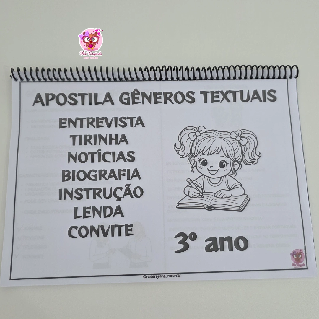 APOSTILA GÊNEROS TEXTUAIS 3° ANO