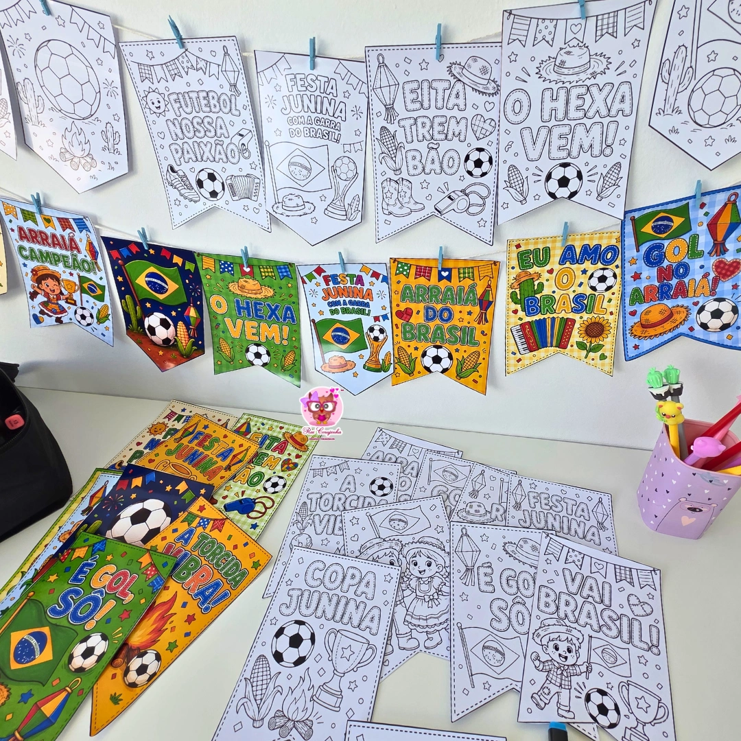 BANDEIRINHAS DA COPA 3 BANDEIRINHAS DA COPA