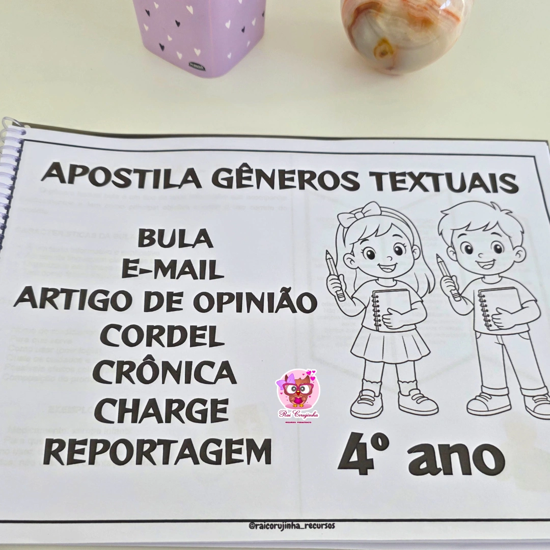 Rai Corujinha Recursos 6 APOSTILA GÊNEROS TEXTUAIS - 4º ANO