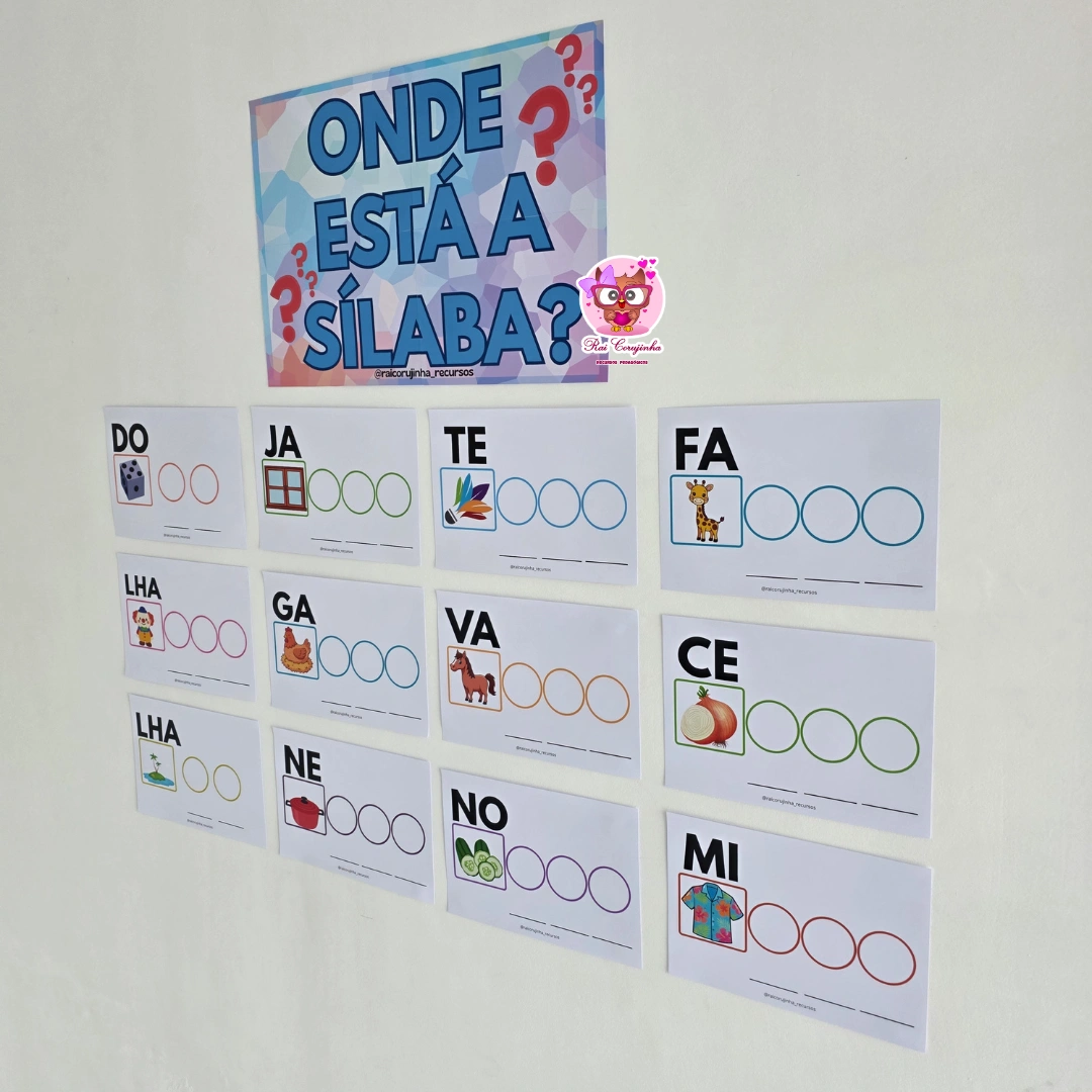ONDE ESTÁ A SÍLABA? 5 ONDE ESTÁ A SÍLABA?