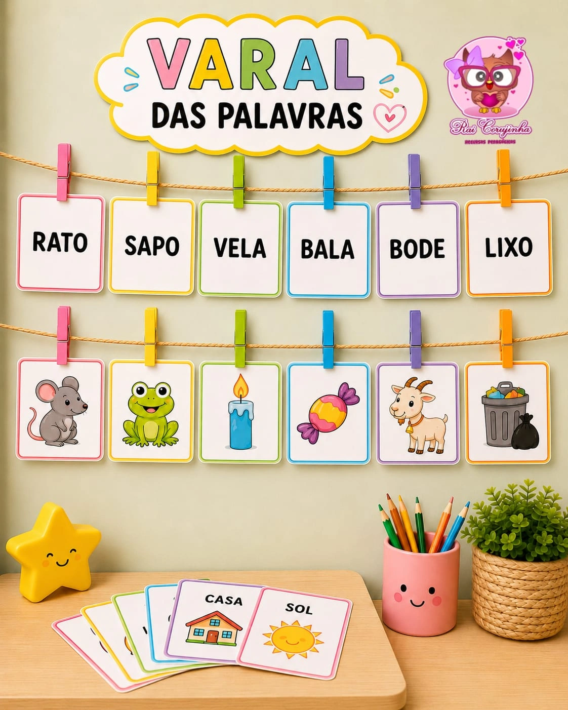 VARAL DAS PALAVRAS 1 VARAL DAS PALAVRAS