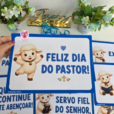PLAQUINHAS DIA DO PASTOR
