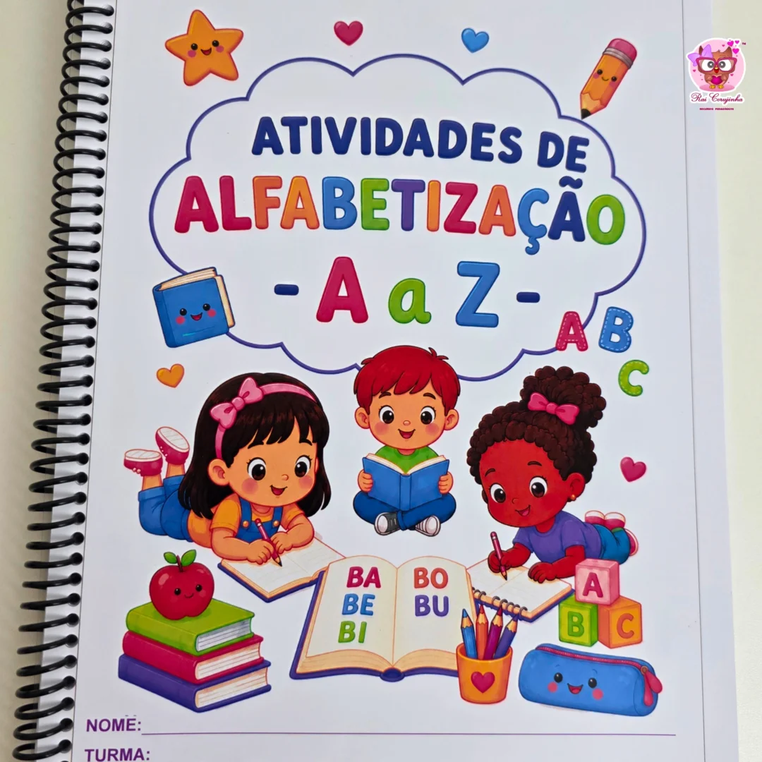 Rai Corujinha Recursos 5 ATIVIDADES DE ALFABETIZAÇÃO - A a Z