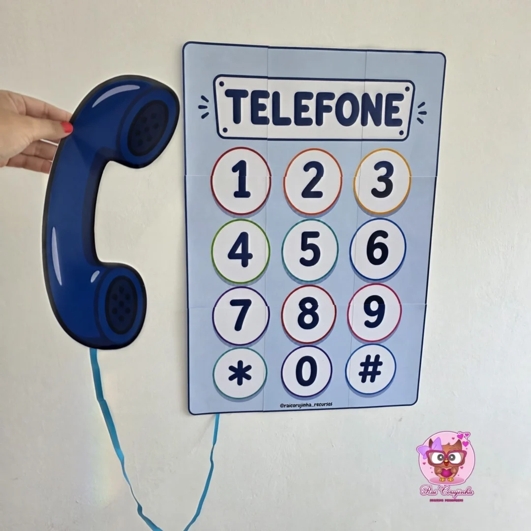 Rai Corujinha Recursos 5 TELEFONE EDUCAÇÃO INFANTIL