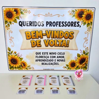 KIT BOAS-VINDAS PROFESSORES