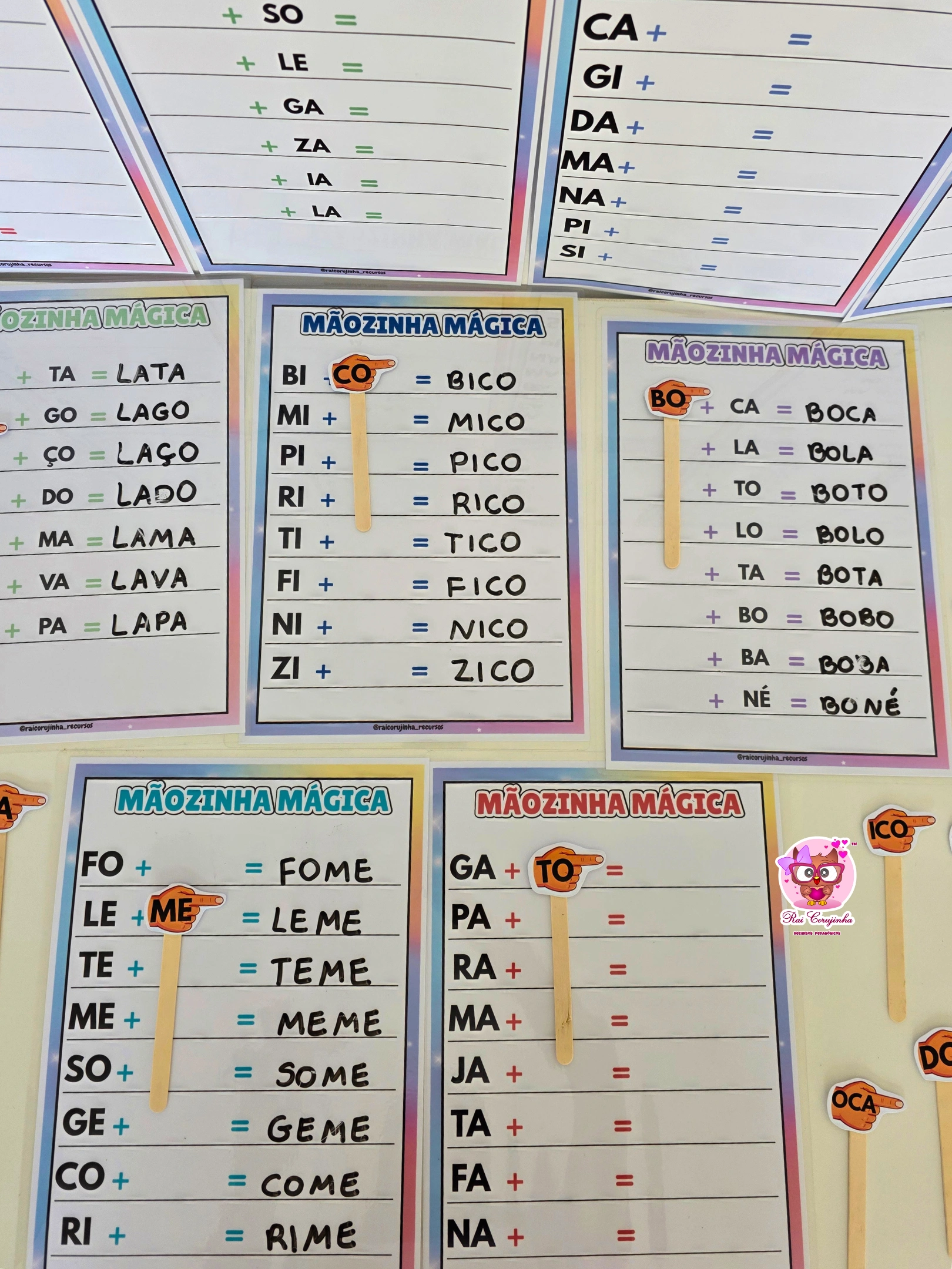 MÃOZINHA MÁGICA PARA ALFABETIZAÇÃO 2 MÃOZINHA MÁGICA PARA ALFABETIZAÇÃO