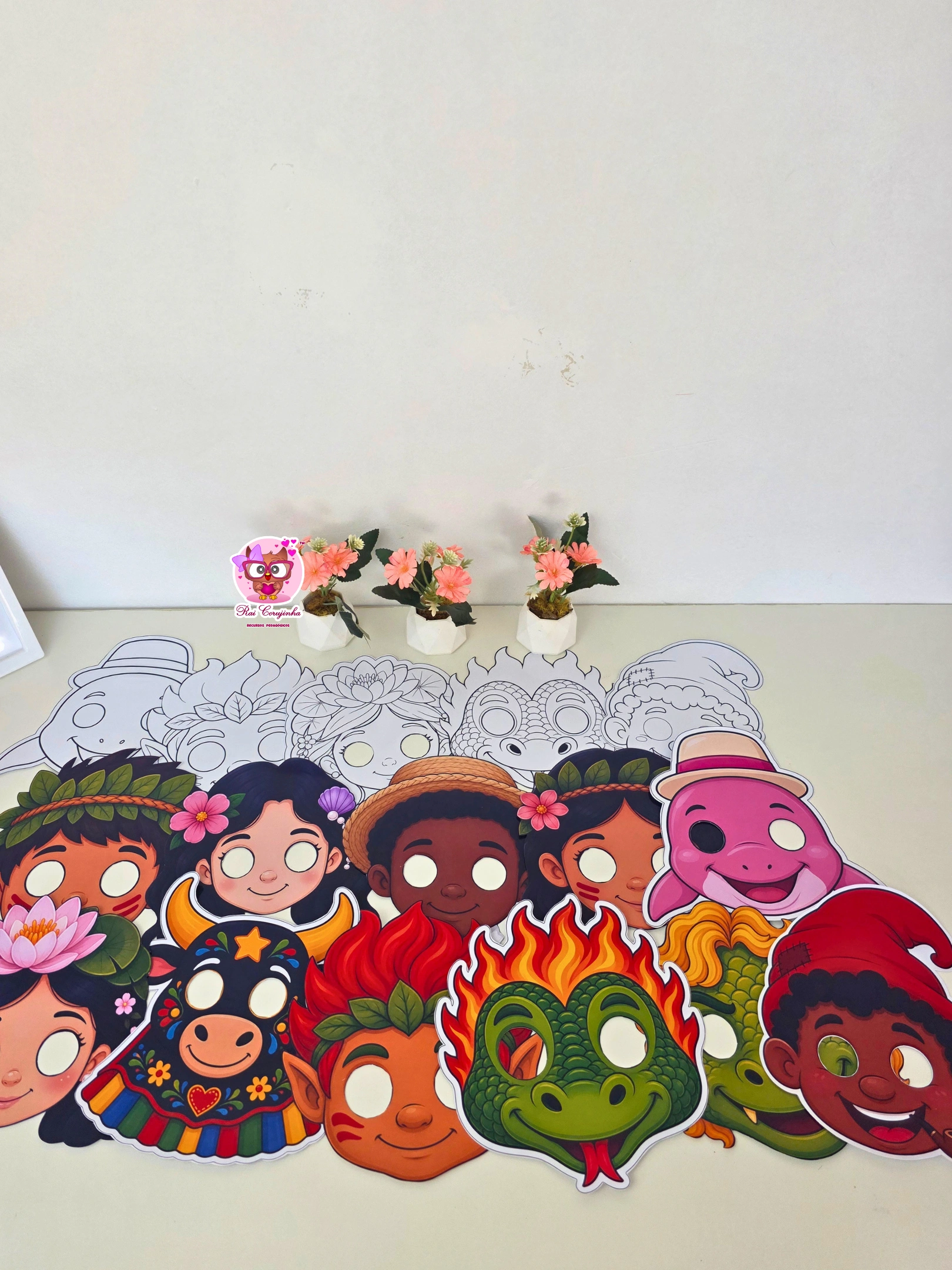 MÁSCARAS – FOLCLORE BRASILEIRO 5 MÁSCARAS – FOLCLORE BRASILEIRO