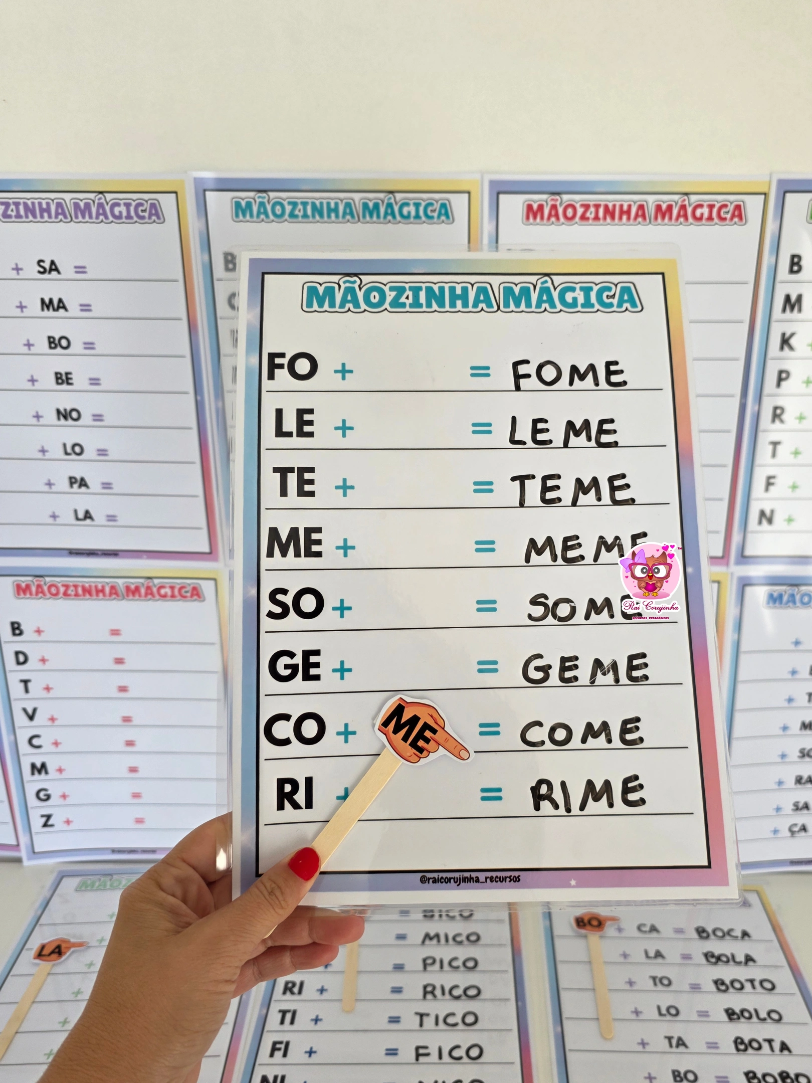MÃOZINHA MÁGICA PARA ALFABETIZAÇÃO 5 MÃOZINHA MÁGICA PARA ALFABETIZAÇÃO