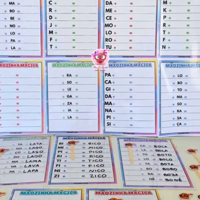 MÃOZINHA MÁGICA PARA ALFABETIZAÇÃO