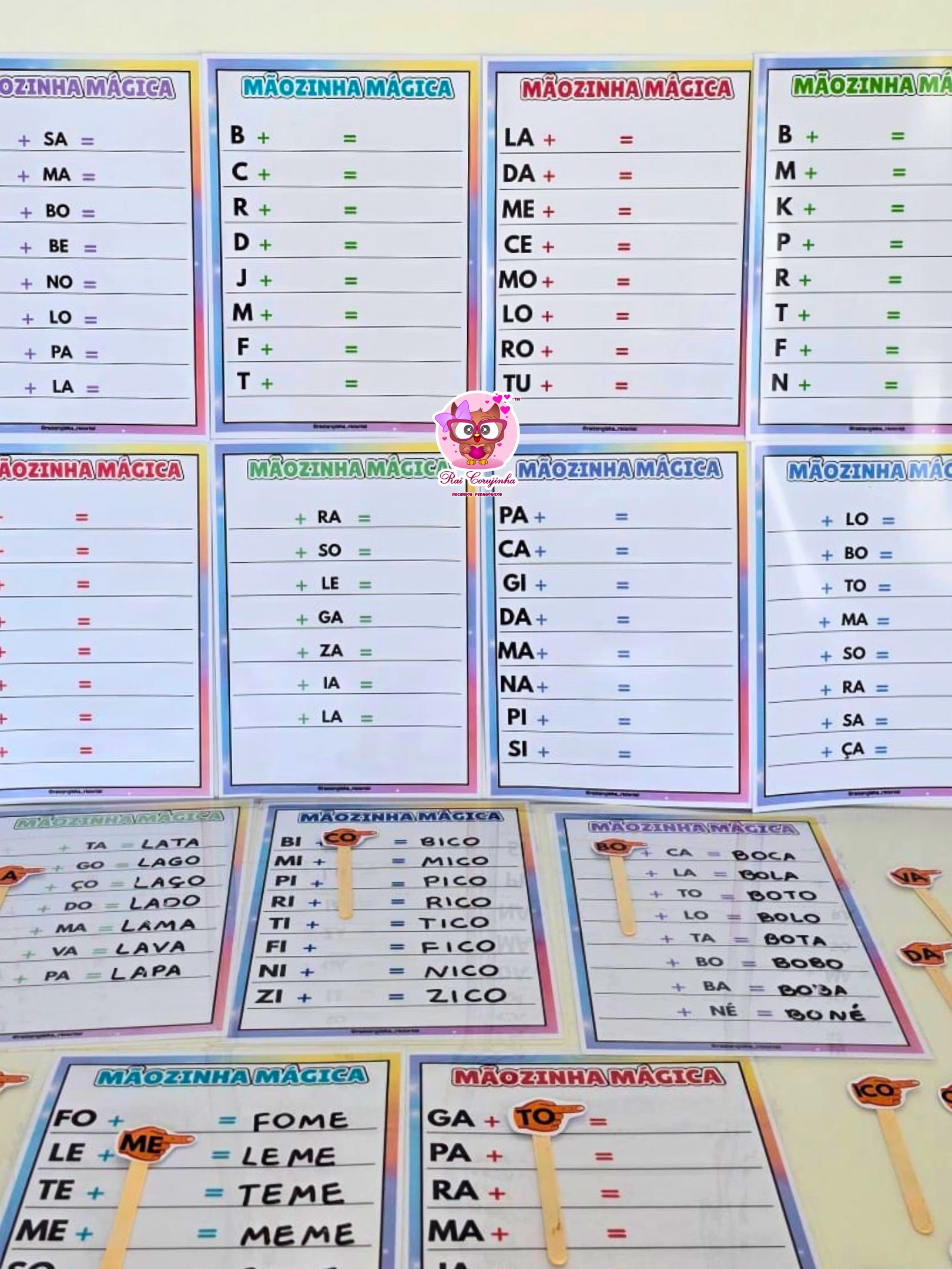 MÃOZINHA MÁGICA PARA ALFABETIZAÇÃO 1 MÃOZINHA MÁGICA PARA ALFABETIZAÇÃO