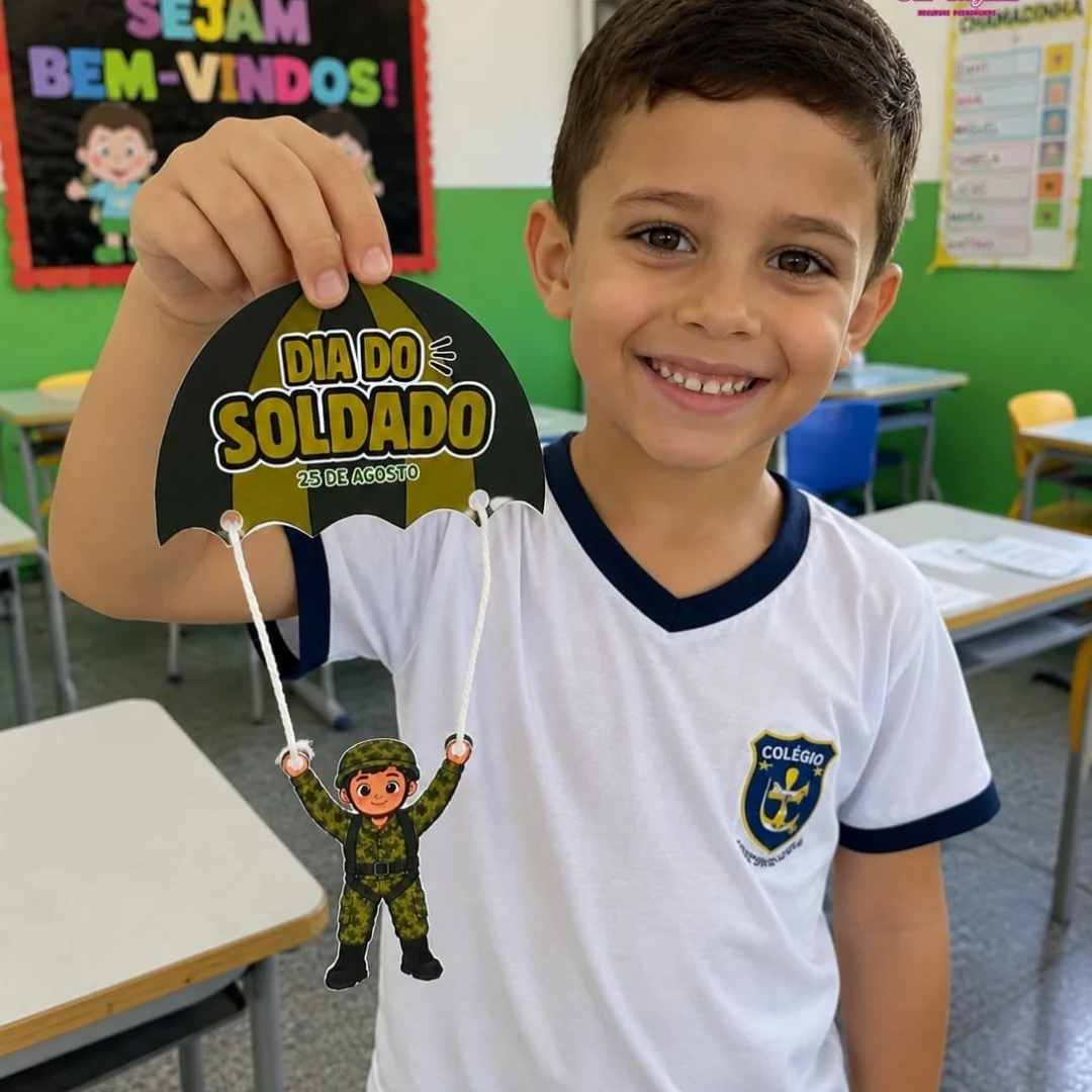Rai Corujinha Recursos 8 SOLDADINHO PARAQUEDISTA – DIA DO SOLDADO