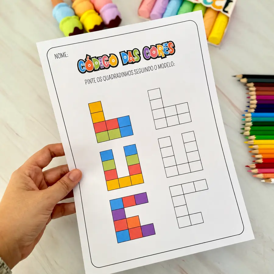 CÓDIGO DAS CORES
