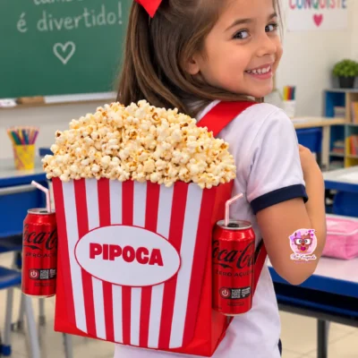 MOCHILA MALUCA PIPOCA – DIA DAS CRIANÇAS