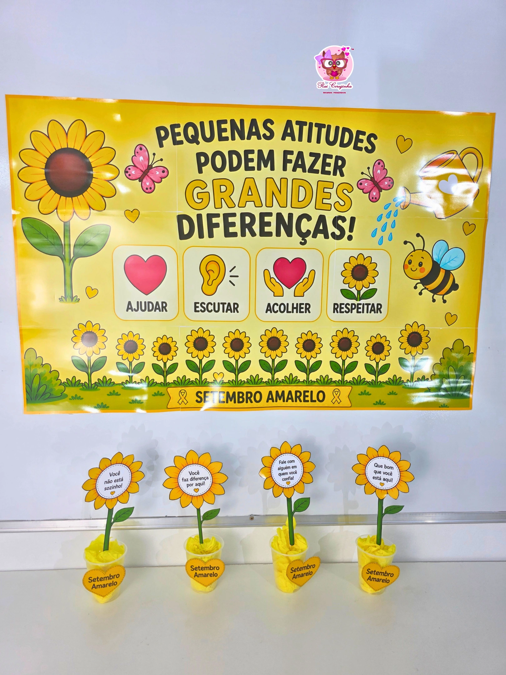 KIT GIRASSÓIS DO ACOLHIMENTO – SETEMBRO AMARELO 2 KIT GIRASSÓIS DO ACOLHIMENTO – SETEMBRO AMARELO