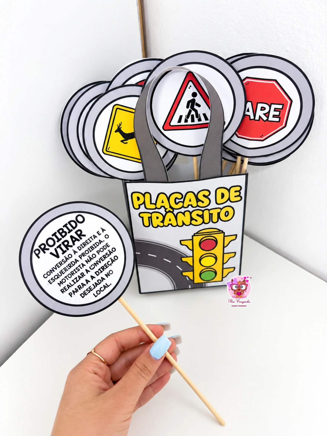 SACOLA PLACAS DE TRÂNSITO 1 SACOLA PLACAS DE TRÂNSITO