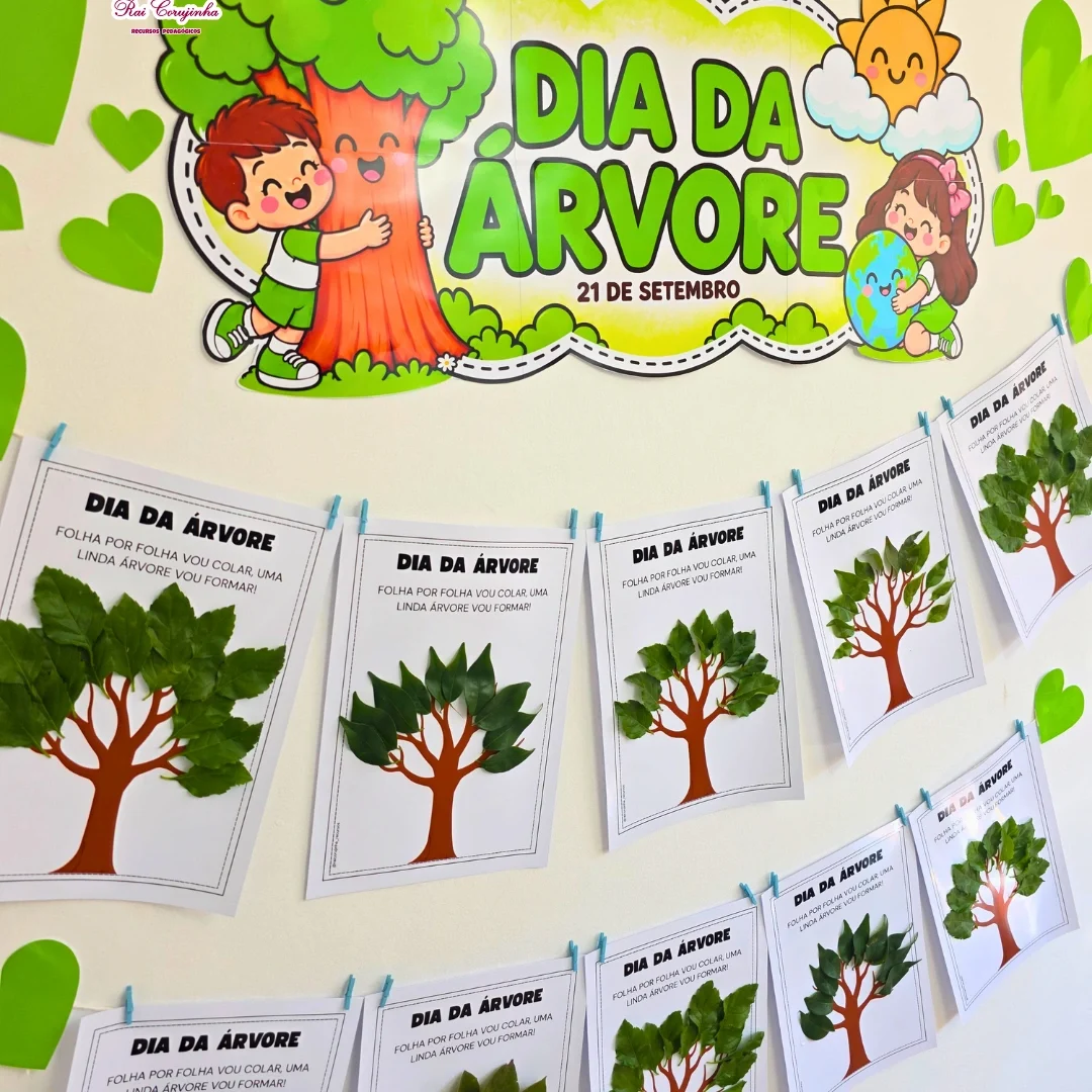 Rai Corujinha Recursos 11 MURAL DE ATIVIDADES DIA DA ÁRVORE