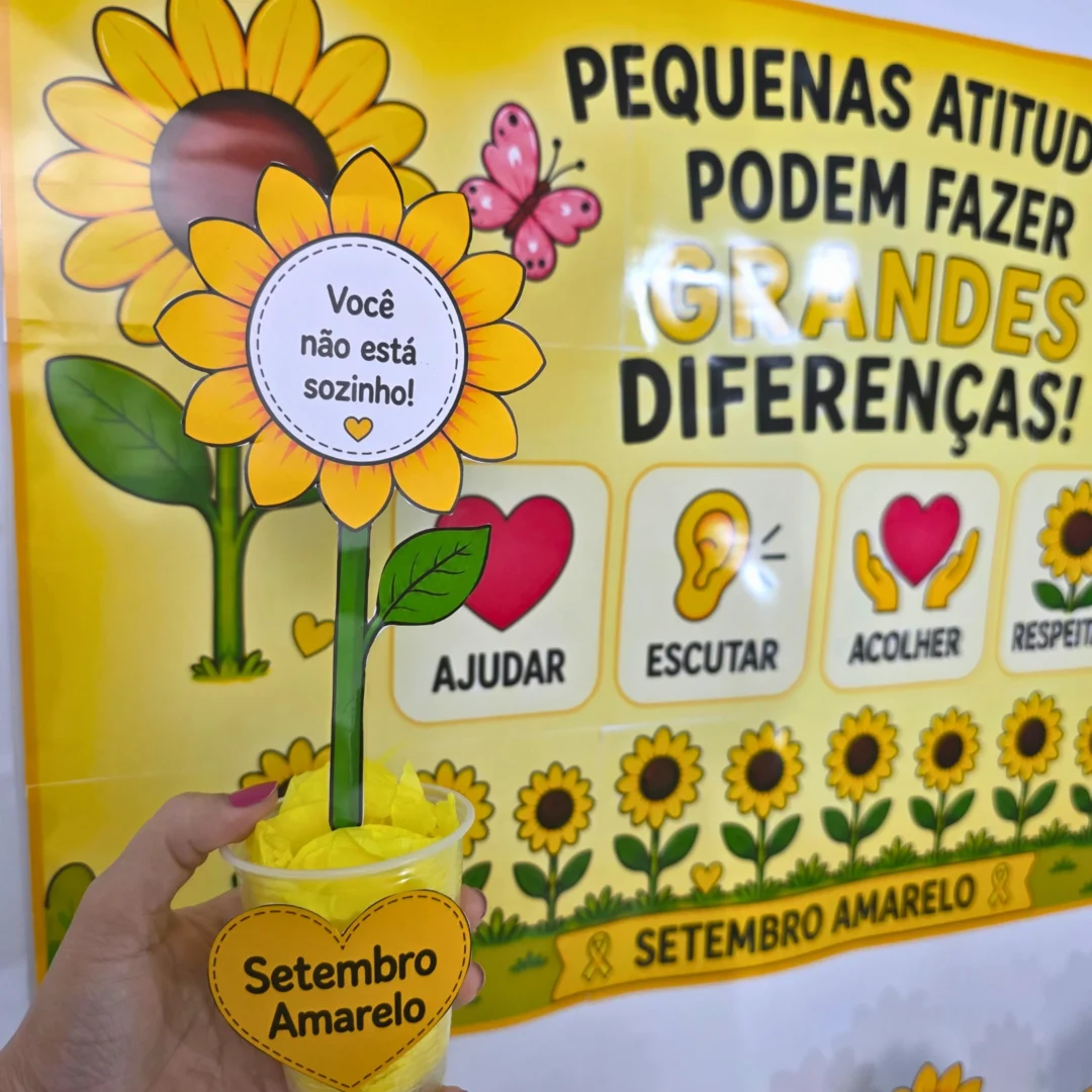 Rai Corujinha Recursos 12 KIT GIRASSÓIS DO ACOLHIMENTO – SETEMBRO AMARELO