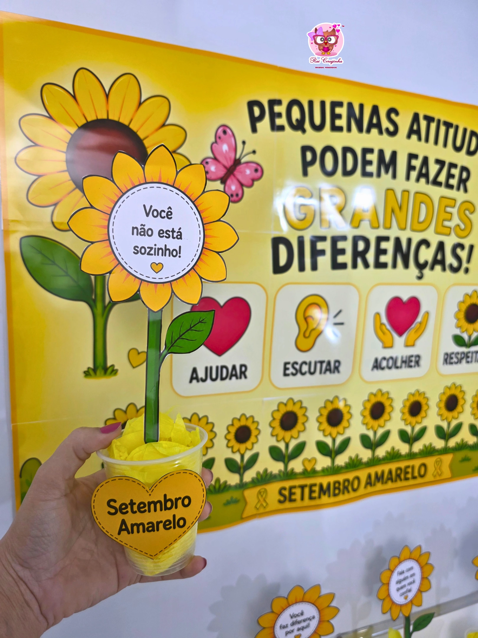 KIT GIRASSÓIS DO ACOLHIMENTO – SETEMBRO AMARELO 1 KIT GIRASSÓIS DO ACOLHIMENTO – SETEMBRO AMARELO