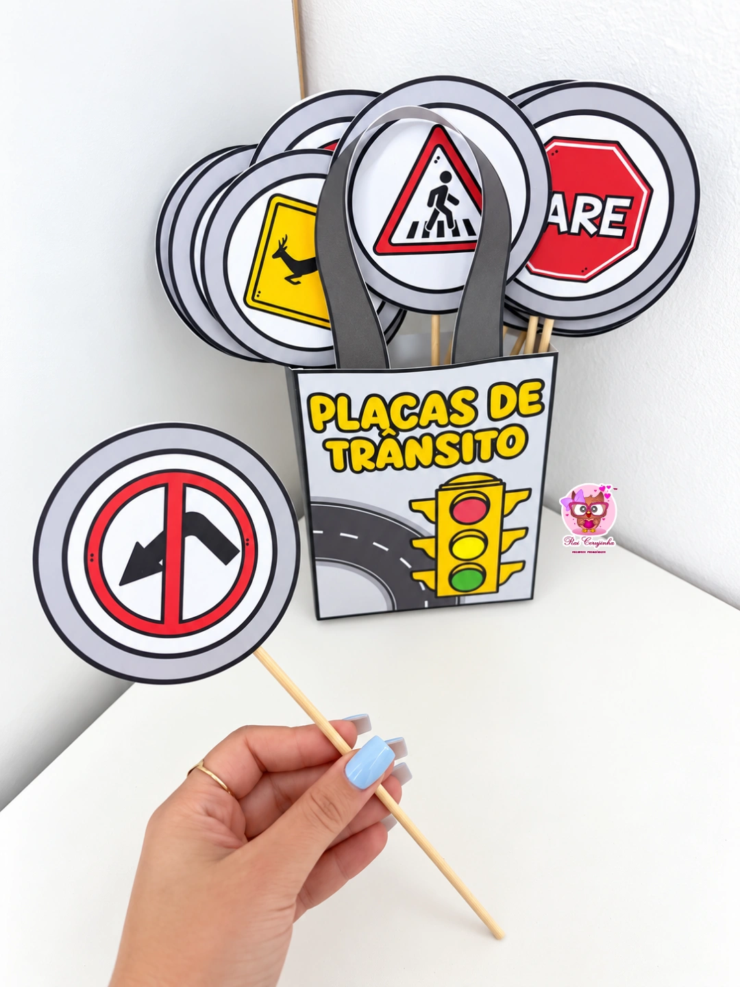 SACOLA PLACAS DE TRÂNSITO 3 SACOLA PLACAS DE TRÂNSITO