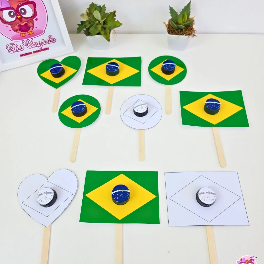 Rai Corujinha Recursos 10 CHOCALHO BANDEIRA DO BRASIL