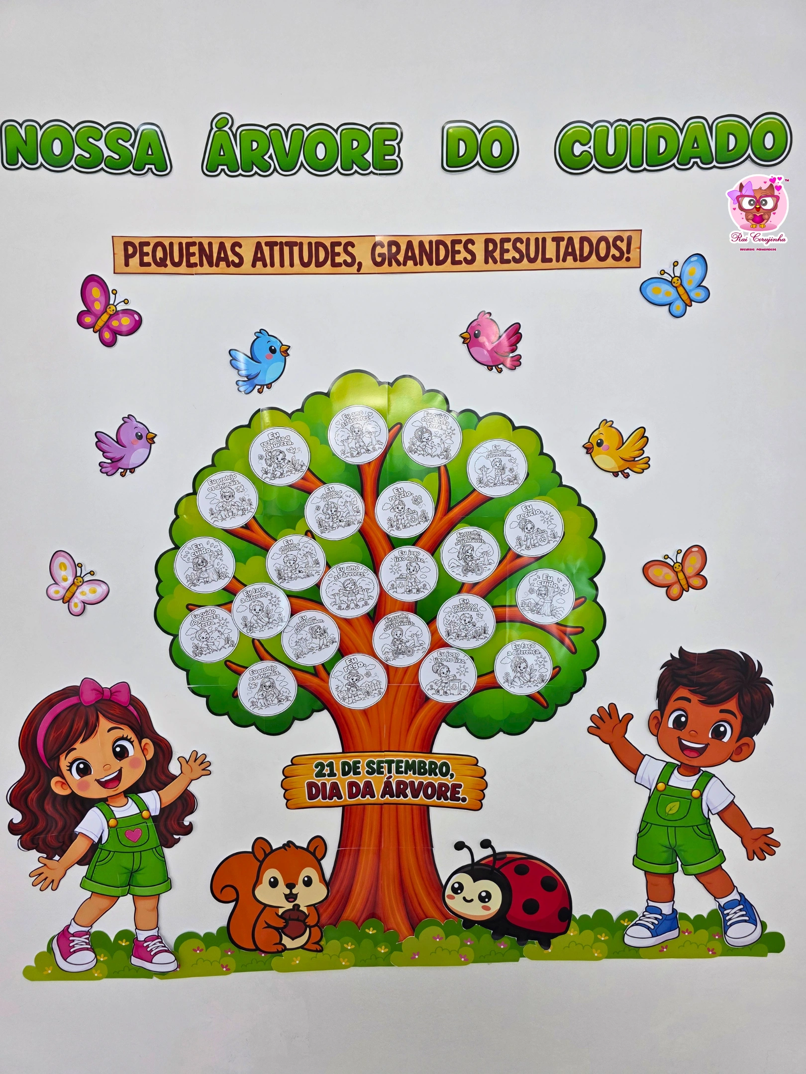 PAINEL COLETIVO DIA DA ÁRVORE – NOSSA ÁRVORE DO CUIDADO 1 PAINEL COLETIVO DIA DA ÁRVORE – NOSSA ÁRVORE DO CUIDADO