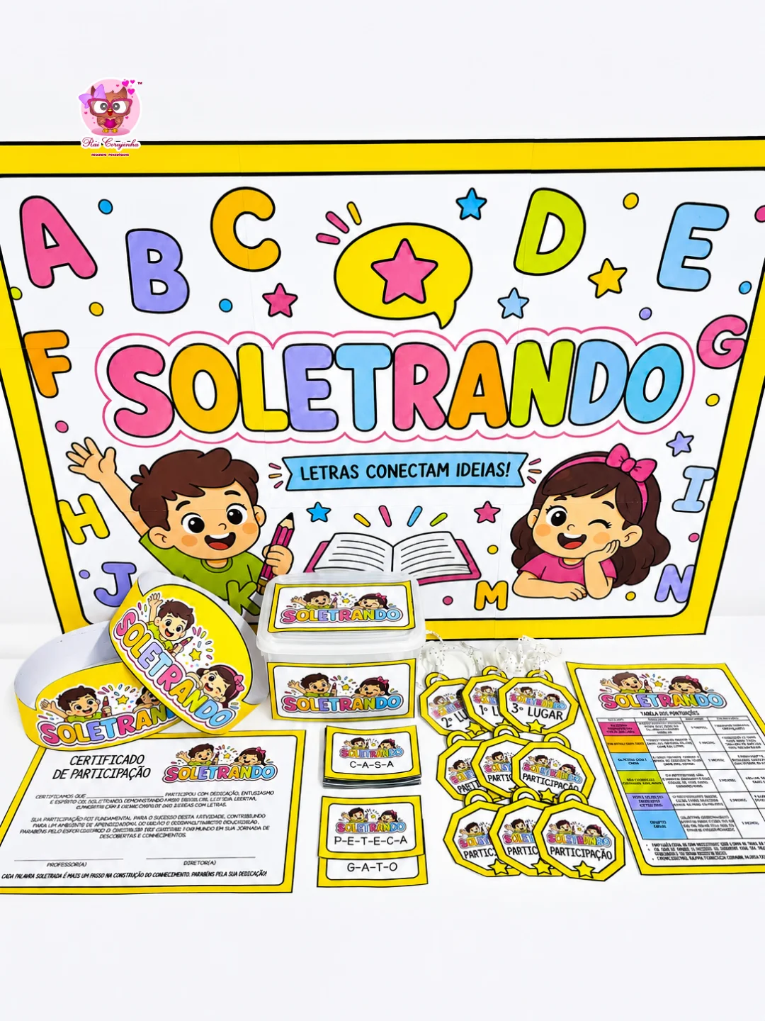 SOLETRANDO DE PALAVRAS – SÍLABAS SIMPLES 1 SOLETRANDO DE PALAVRAS – SÍLABAS SIMPLES
