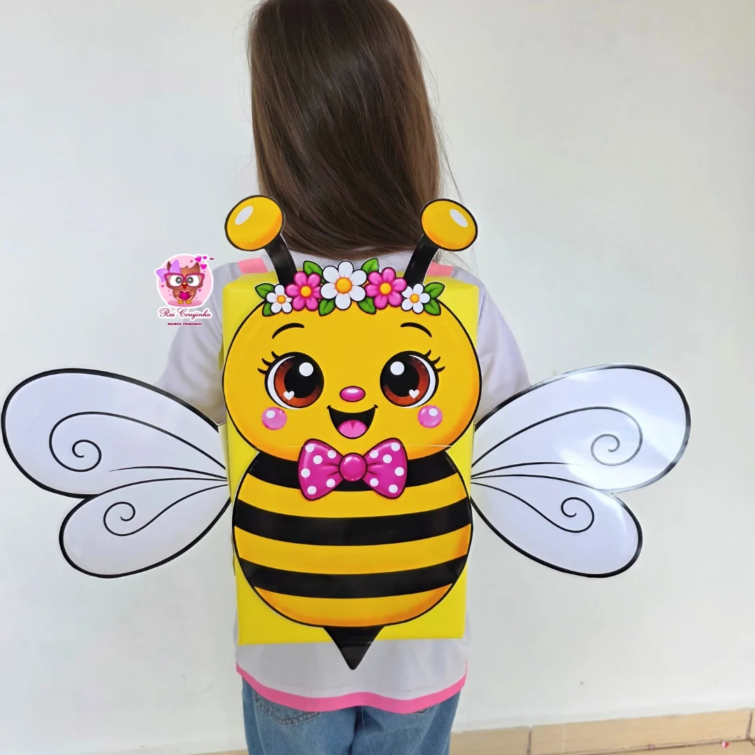 MOCHILA MALUCA ABELHINHA