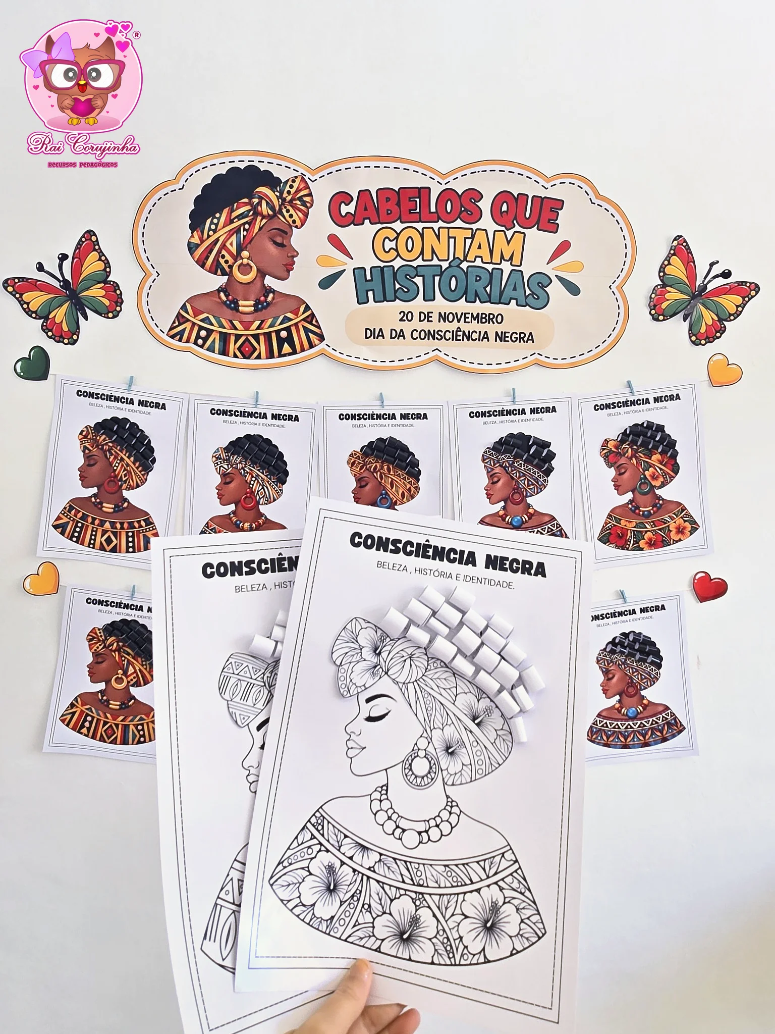 MURAL CABELOS QUE CONTAM HISTÓRIAS – CONSCIÊNCIA NEGRA 1 MURAL CABELOS QUE CONTAM HISTÓRIAS – CONSCIÊNCIA NEGRA