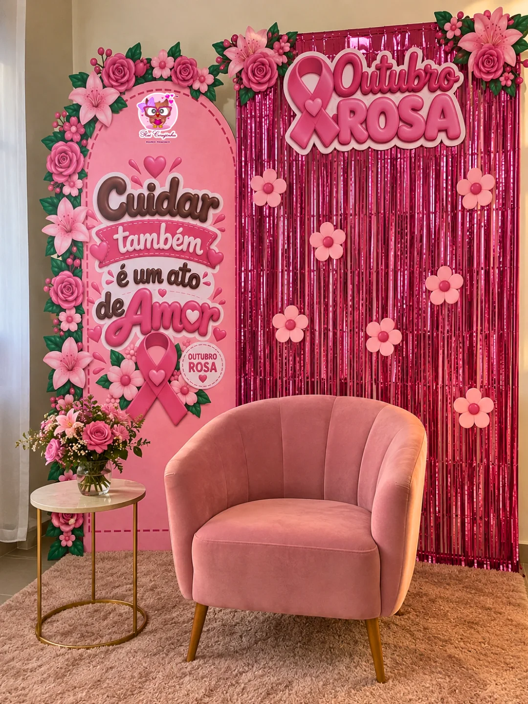 PAINEL OUTUBRO ROSA - CUIDAR TAMBÉM É UM ATO DE AMOR 5 PAINEL OUTUBRO ROSA - CUIDAR TAMBÉM É UM ATO DE AMOR