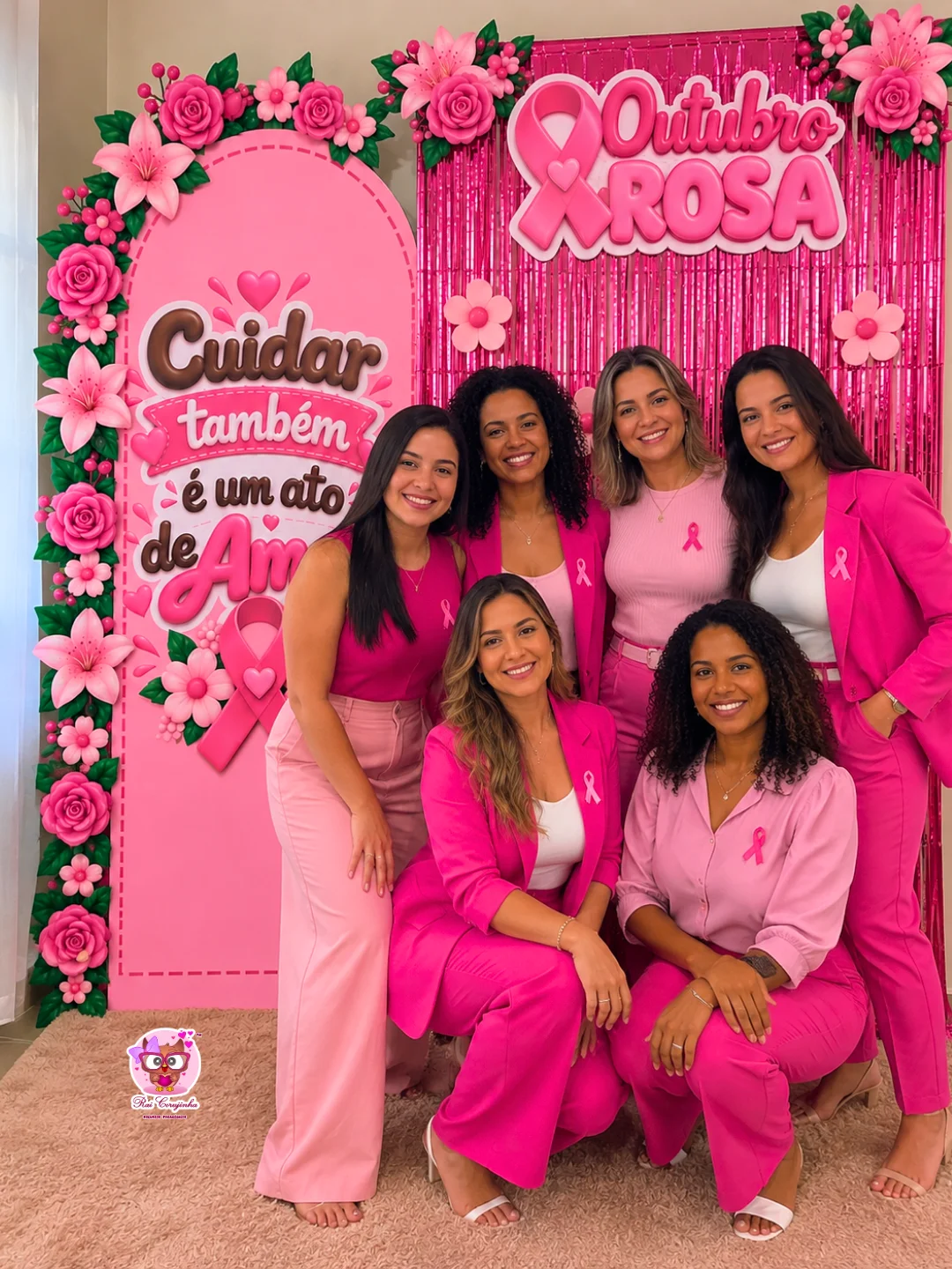 PAINEL OUTUBRO ROSA - CUIDAR TAMBÉM É UM ATO DE AMOR 3 PAINEL OUTUBRO ROSA - CUIDAR TAMBÉM É UM ATO DE AMOR